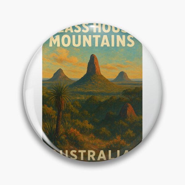 Item preview,  Glass House Mountains Queensland Trio Peaks designed and sold by Aryabek.