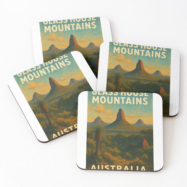 Item preview,  Glass House Mountains Queensland Trio Peaks designed and sold by Aryabek.