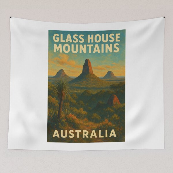 Item preview,  Glass House Mountains Queensland Trio Peaks designed and sold by Aryabek.