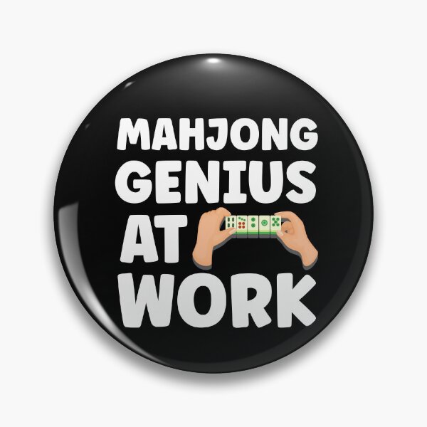 Item preview, Mahjong Genius At Work - Funny Mahjong Player Quote designed and sold by HappyDelights.
