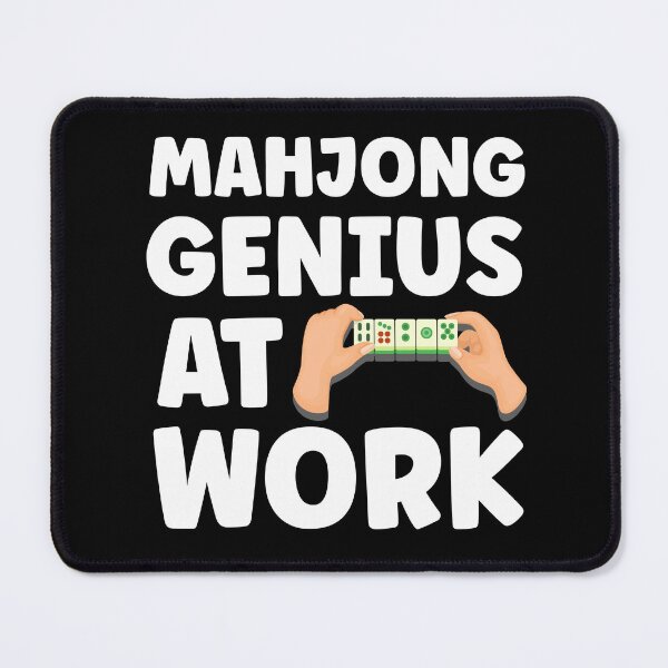 Item preview, Mahjong Genius At Work - Funny Mahjong Player Quote designed and sold by HappyDelights.