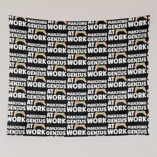 Item preview, Mahjong Genius At Work - Funny Mahjong Player Quote designed and sold by HappyDelights.