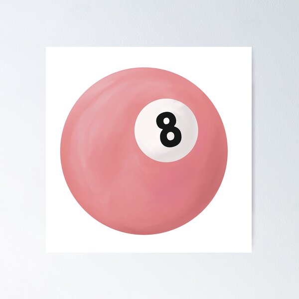 Item preview, Pink lucky 8 ball designed and sold by Caitxreads.