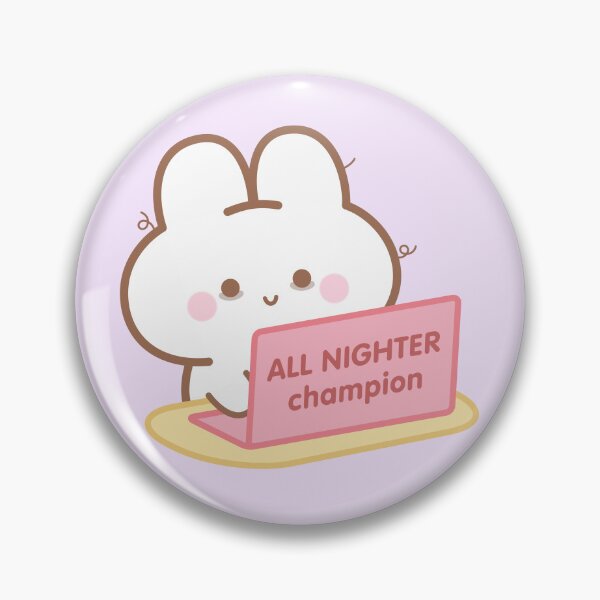 Item preview, All Nighter Champion Bunny designed and sold by puffiestudio.