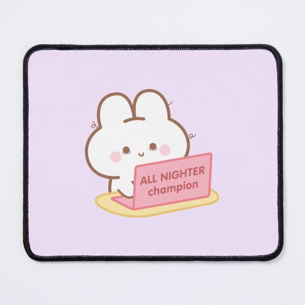 Item preview, All Nighter Champion Bunny designed and sold by puffiestudio.