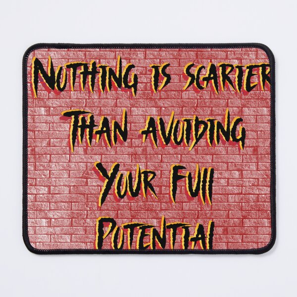 Item preview, Scary Truth Quote – Unlock Your Full Potential designed and sold by ArtisticInks.