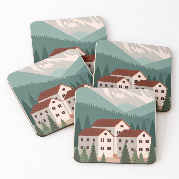 Item preview, Mountain Peaks Lodge in Aspen for Travel National Forest  designed and sold by SkeletonsDanger.