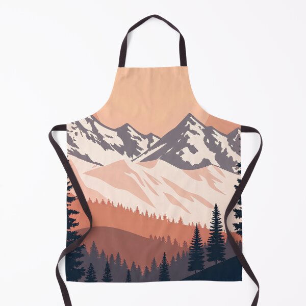 Item preview, Mountain Vibes with Retro Nature Elements Colorado Mountains Adventures Trees designed and sold by SkeletonsDanger.