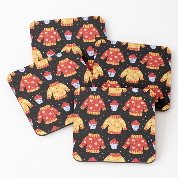 Item preview, Christmas Ugly Sweaters Red, Yellow And Black Pattern designed and sold by DEC02.