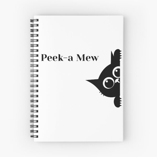 Item preview, Peek-a Mew | Cute Peeking Cat Sticker designed and sold by Honey & Sarcasm .