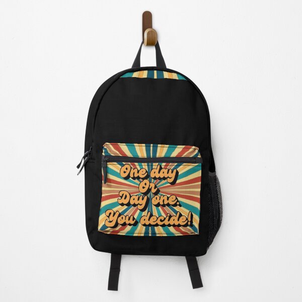 Item preview, Retro Motivational Quote Poster – Day One Inspiration designed and sold by ArtisticInks.