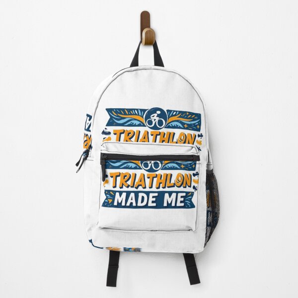 Item preview, TRIATHLON MADE ME – Bold Triathlete Sticker designed and sold by Triathlongram.