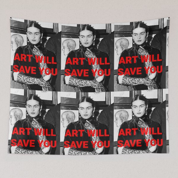 Item preview, Frida Kahlo Art Will Save You designed and sold by FridaArtGallery.