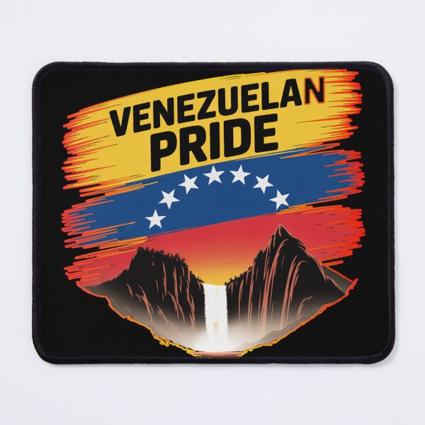Item preview, Venezuelan Pride Salto Angel Waterfall & Venezuela Flag Heritage designed and sold by Nzgiftsandmore.