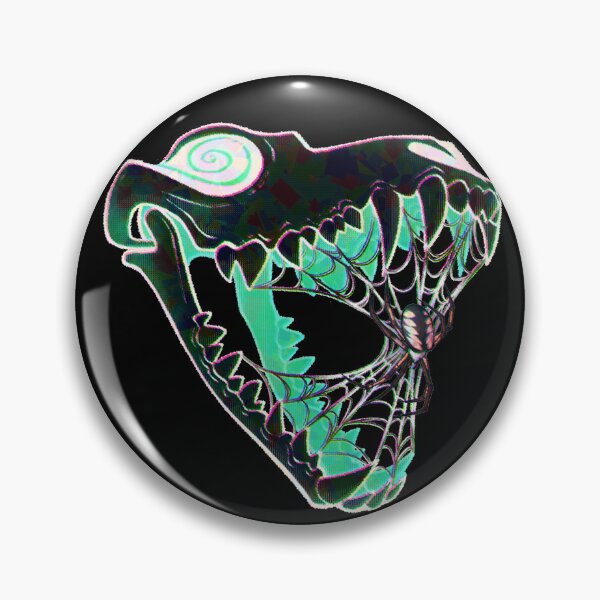 Item preview, Cráneo verde y araña designed and sold by haunted totem.