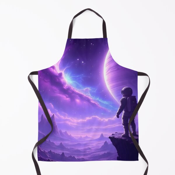 Item preview, Astronaut on Alien Cliff Cosmic Exploration Art designed and sold by PandaTShirtShop.