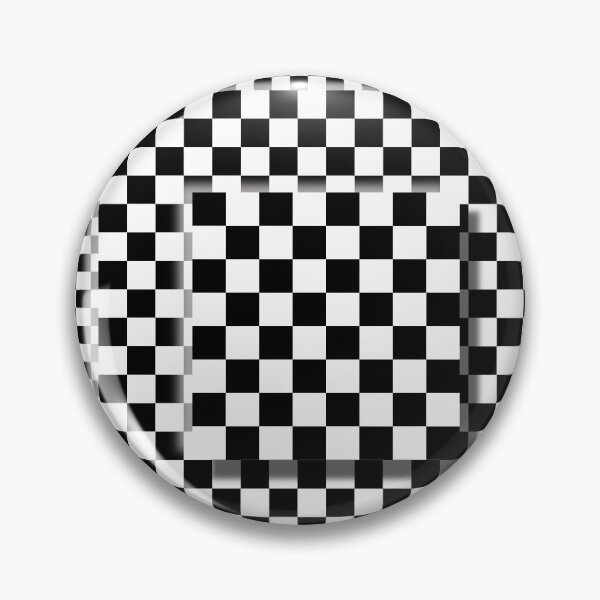 Item preview, Optical Illusion Checkerboard Art – Black and White Geometric Pattern designed and sold by ArtisticInks.