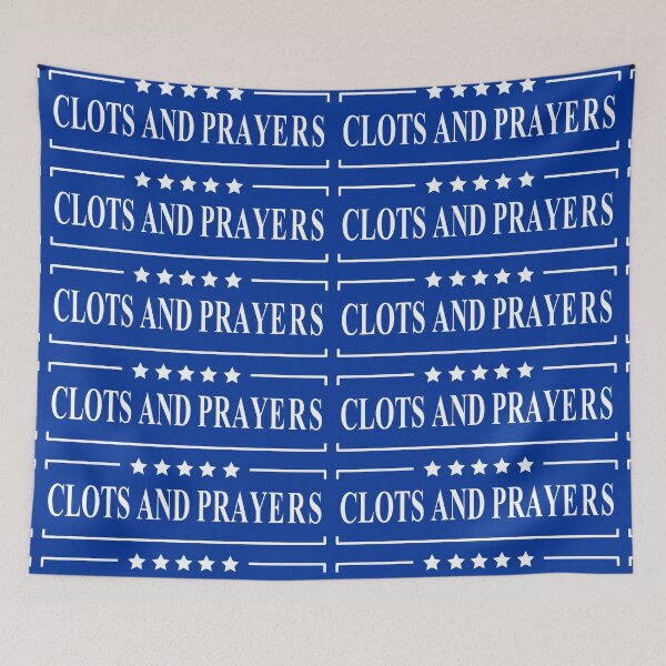 Item preview, Clots and Prayers - Blue designed and sold by Glimpse-of-Hope.
