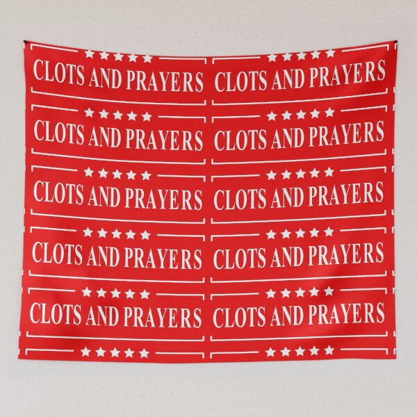 Item preview, Clots and Prayers - Red designed and sold by Glimpse-of-Hope.