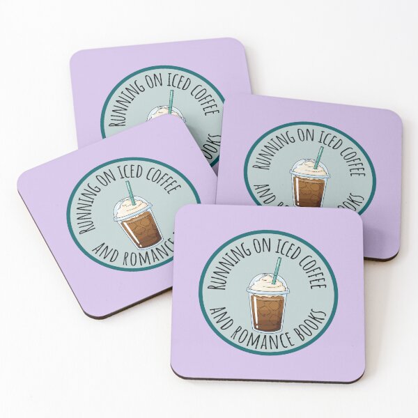 Item preview, Running on iced coffee and romance books designed and sold by Neadoodles.