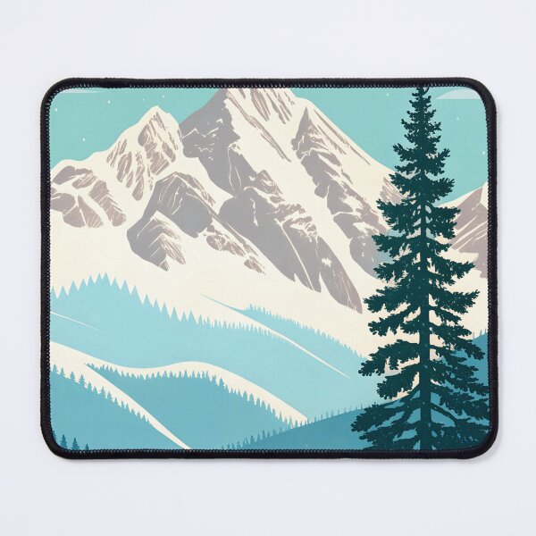 Item preview, Winter Adventure in Aspen with Snowy Peaks and Forest Trails designed and sold by SkeletonsDanger.