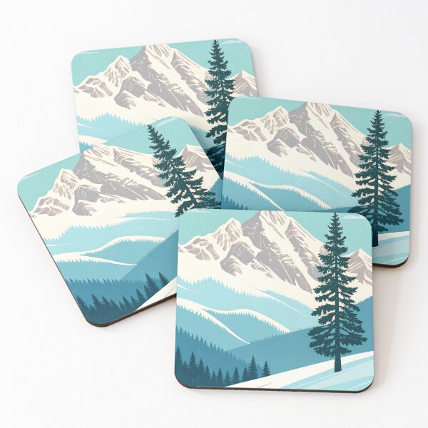 Item preview, Winter Adventure in Aspen with Snowy Peaks and Forest Trails  designed and sold by SkeletonsDanger.
