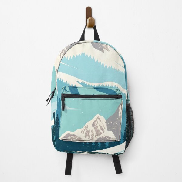 Item preview, Winter Adventure in Aspen with Snowy Peaks and Forest Trails designed and sold by SkeletonsDanger.