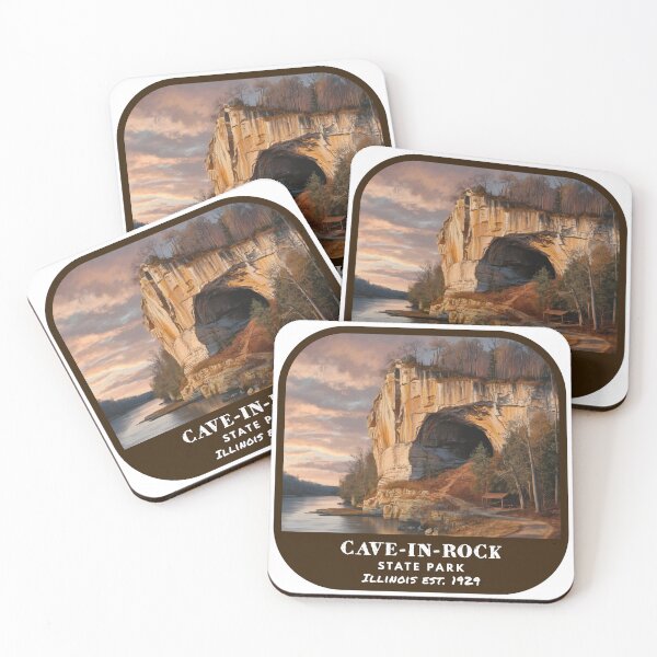 Item preview, Vintage Cave-In-Rock State Park (Illinois State Park) designed and sold by RabbitK.