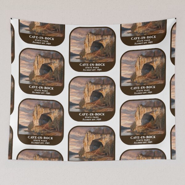 Item preview, Vintage Cave-In-Rock State Park (Illinois State Park) designed and sold by RabbitK.