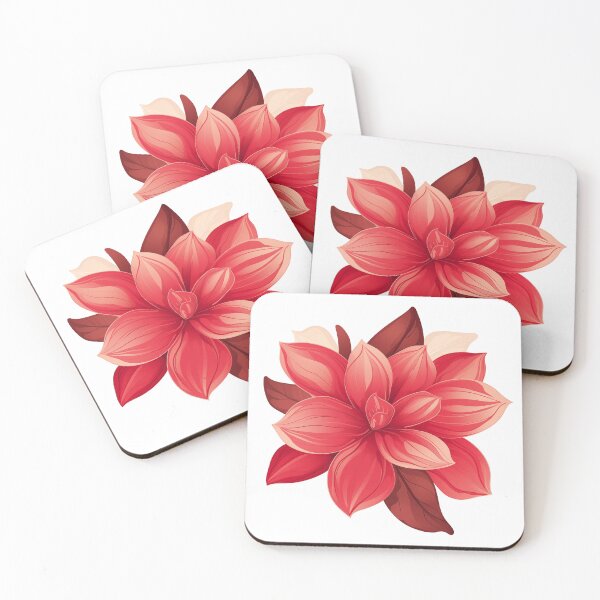 Item preview, Crimson Pink Gradient Flower designed and sold by New-School-Wave.