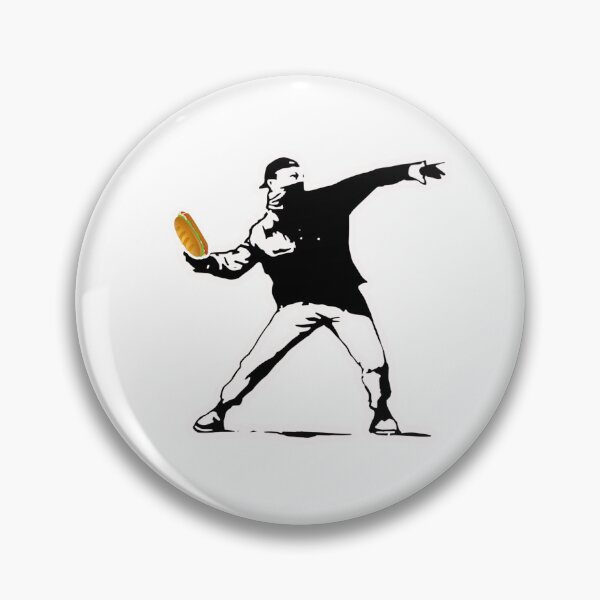Item preview, The Sandwich Guy – DC Sandwich Thrower Funny Protest Sticker designed and sold by SassyArtist9006.