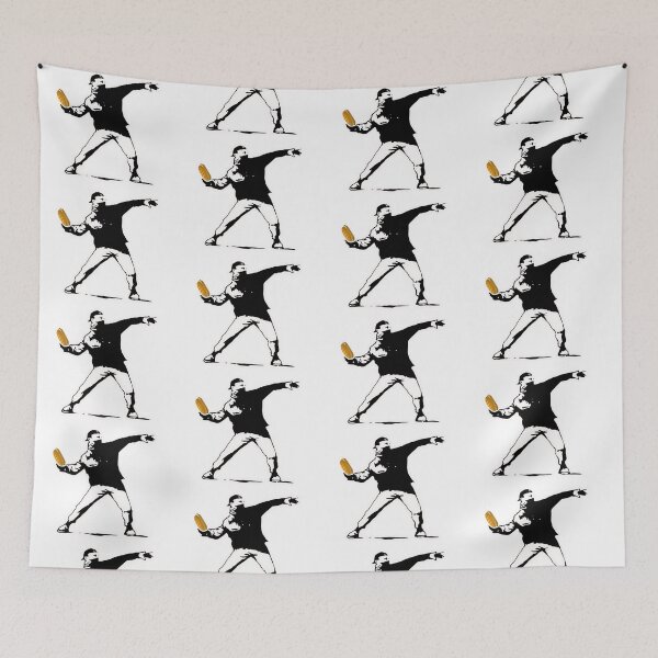 Item preview, The Sandwich Guy – DC Sandwich Thrower Funny Protest Sticker designed and sold by SassyArtist9006.