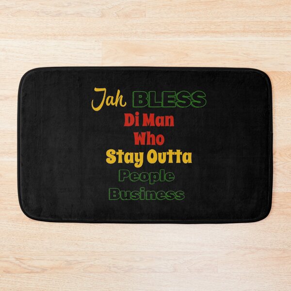 Item preview, Jah Bless Di Man Who Stay Outta People Business | God Bless | Jamaica designed and sold by TeesByAngelzB.