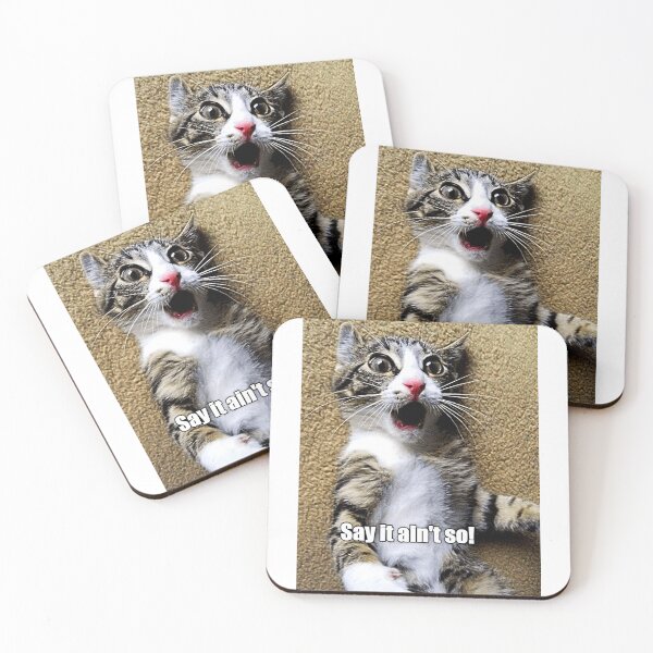 Item preview, Say it aint so! -  Cat - Adorable, Colorful, and Must-Have Art! - Colorful and Irresistibly Cute Delights! designed and sold by Earth Nature Creations.