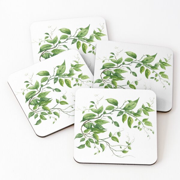 Item preview, Leafy Green Vine Illustration designed and sold by New-School-Wave.