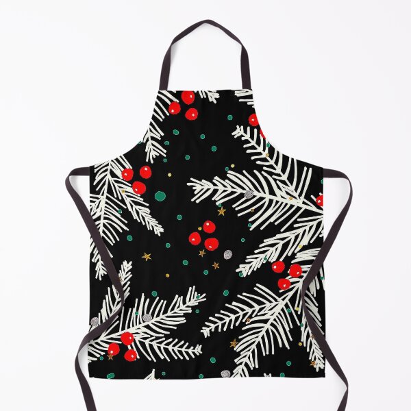 Item preview, Christmas Snow-Covered Branches And Red Berries Pattern designed and sold by DEC02.
