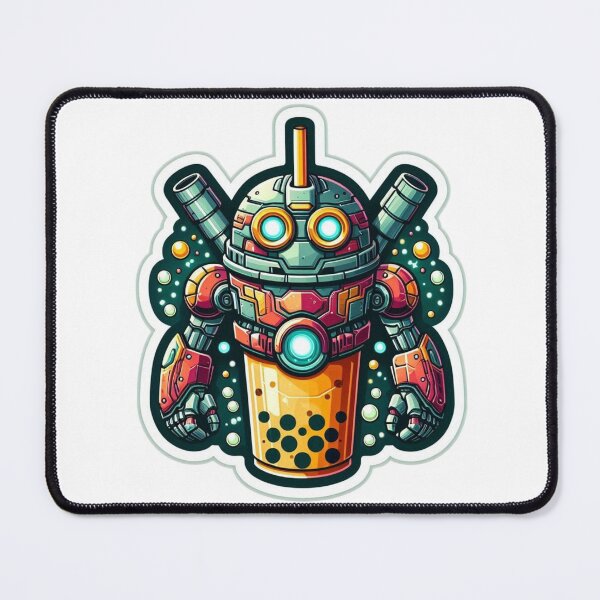 Item preview, Bubble Tea Mecha Robot Fusion Art designed and sold by prabhuji.