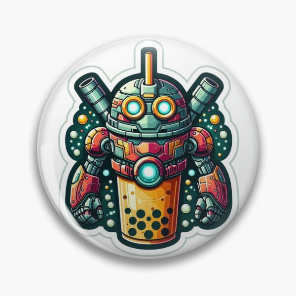 Item preview, Bubble Tea Mecha Robot Fusion Art designed and sold by prabhuji.