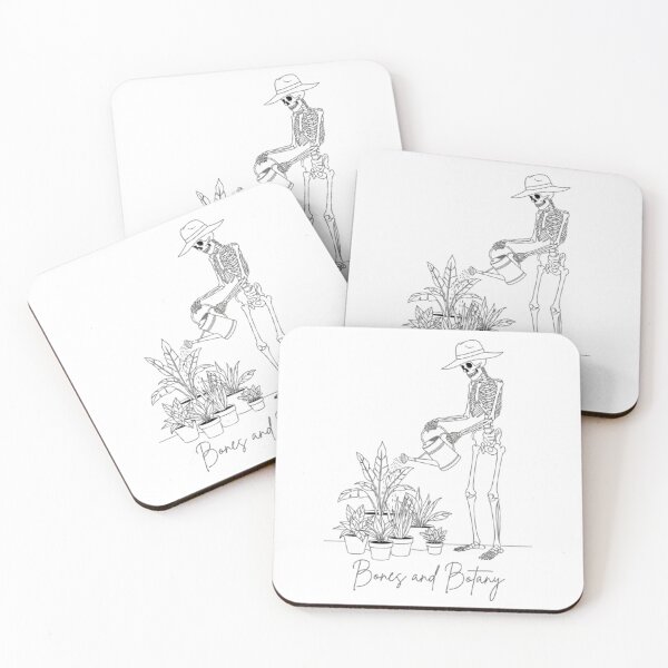 Item preview, Skeleton Watering Plants | Bones and Botany Design designed and sold by goshoppa.