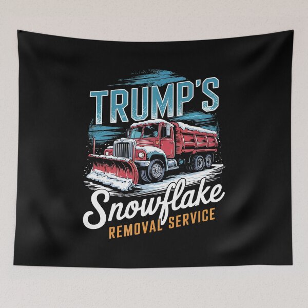 Item preview, Trump Gag Trumps Snowflake Removal Service Art  designed and sold by Charidana.