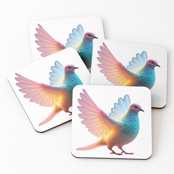 Item preview, Radiant Rainbow Dove designed and sold by GloriousArtSKD.
