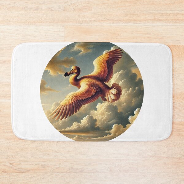 Item preview, Flying dodo Renaissance style sky designed and sold by Trish Hart.