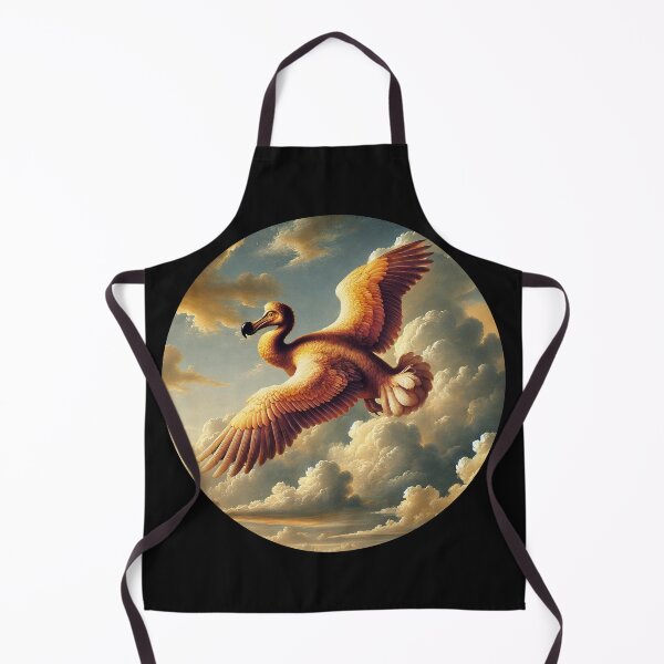 Item preview, Flying dodo Renaissance style sky designed and sold by Trish Hart.