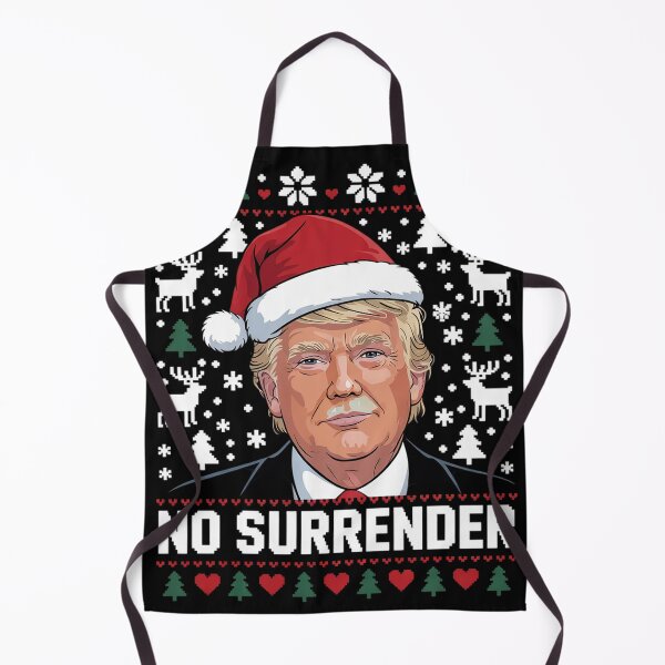 Item preview, Trump Mug Shot NO SURRENDER Pro Trump Ugly Christmas designed and sold by Charidana.