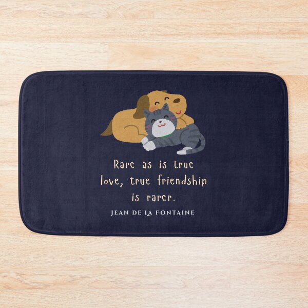 Item preview, Jean de La Fontaine: Rare as is true love, true friendship is rarer. designed and sold by artbleed.