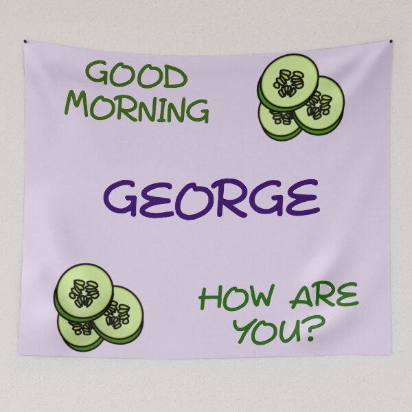 Item preview, Good Morning George designed and sold by BottleOfJack.