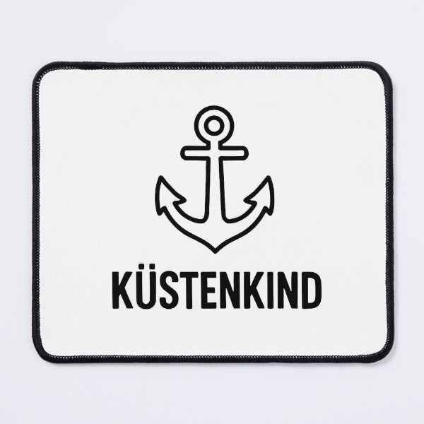 Item preview, “Coastal Child Anchor – Maritime North Sea Design in Black and White” designed and sold by Fies-und-Fein.