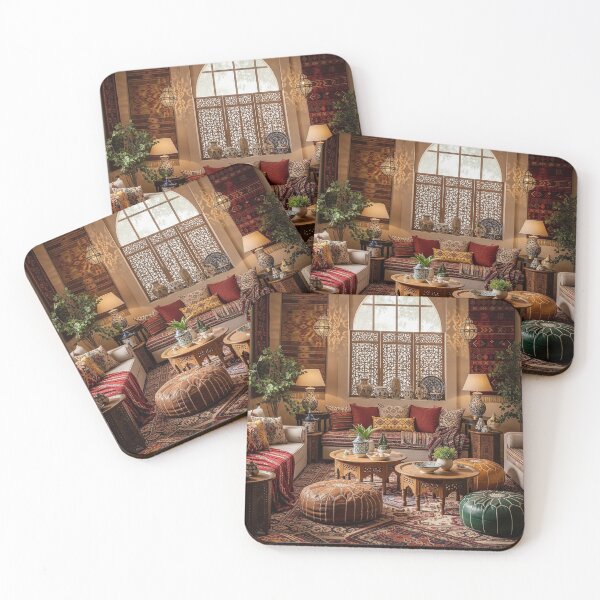 Item preview, Cozy Middle Eastern Elegance | Vibrant Bohemian Living Room Decor designed and sold by Vida e Arte.
