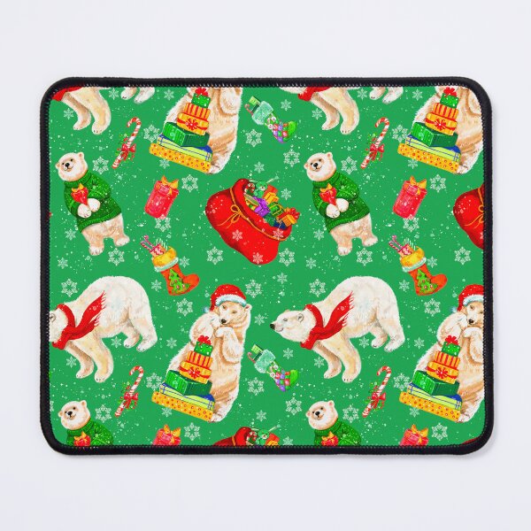 Item preview, Cute Christmas Polar Bears Red And Green Pattern designed and sold by DEC02.