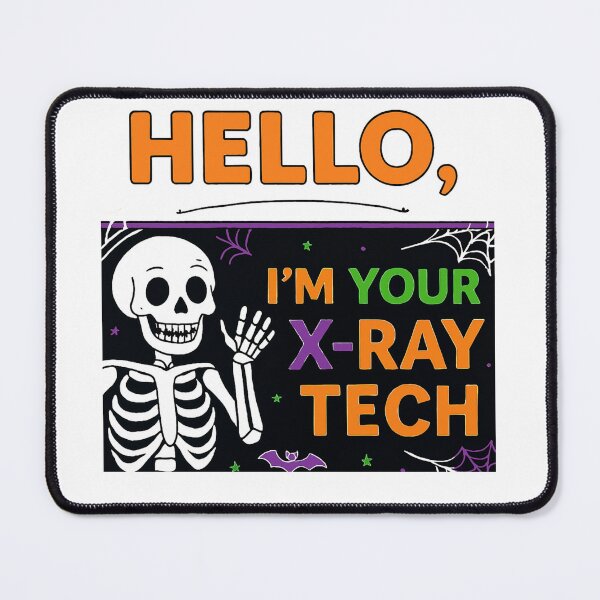 Item preview, Friendly Skeleton X-Ray Tech Halloween Greeting designed and sold by MoodsDesigns.